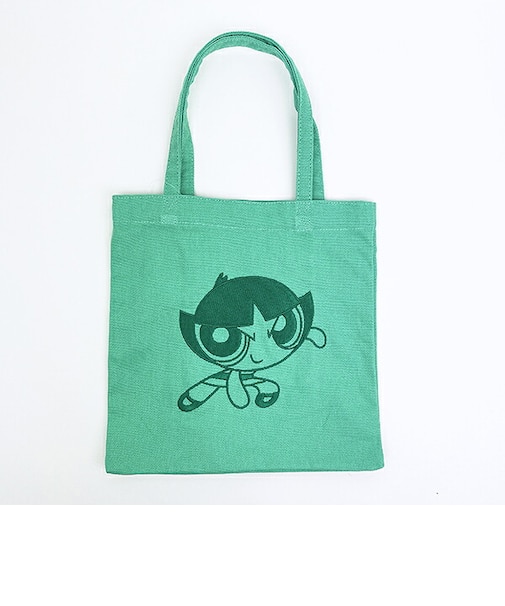 パワーパフガールズ バターカップ 刺繍ミニトートバッグ パワパフ