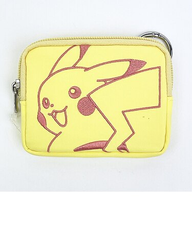 ポケットモンスター ピカチュウ カラビナ付きスリムミニポーチ カラーロゴ ポケモン ポケモン