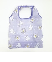 ミッフィー miffy 底板付きエコバッグ(M) パープル ピスタチオ＆ラベンダーシリーズ