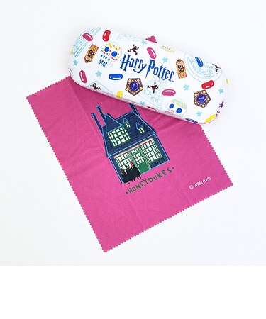ハリーポッター ハニーデュークス メガネケース 総柄 ピンク 眼鏡ケース HarryPotter
