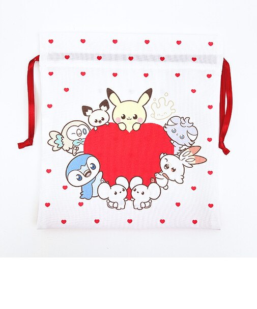 ポケットモンスター ハート 巾着(M) 日本製 ポケモン ポケピース