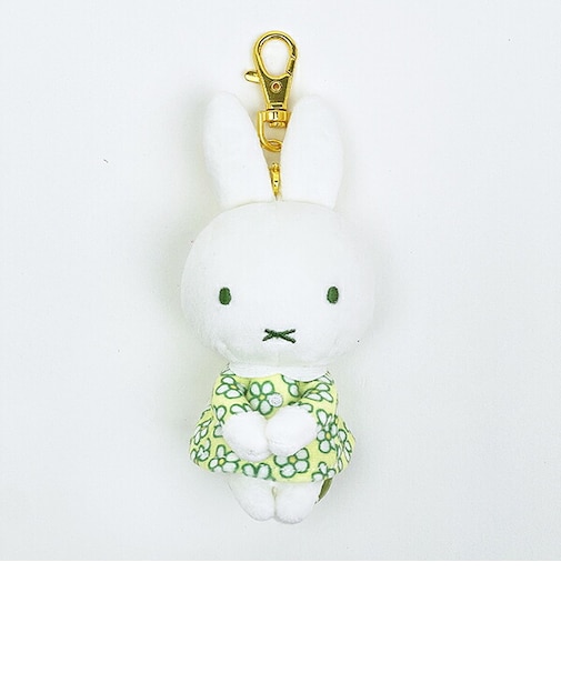 ミッフィー miffy キーチャームマスコット グリーン ピスタチオ&ラベンダーシリーズ ぬいぐるみ