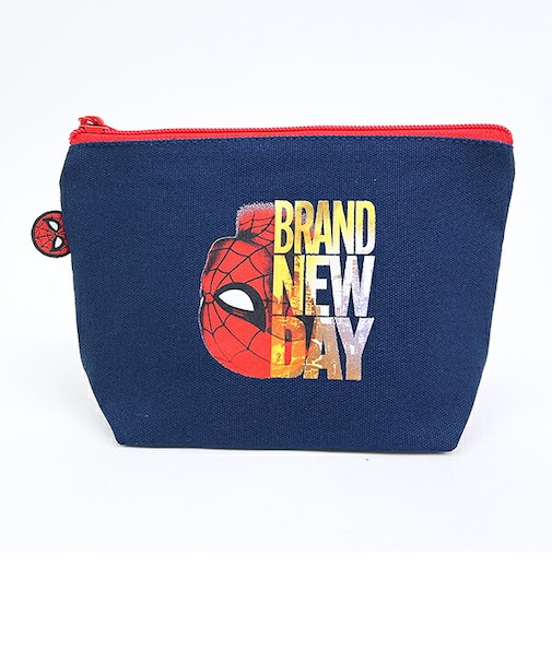 マーベル MARVEL スパイダーマン ぴょこっとポーチ ネイビー