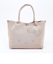 サンリオ ハローキティ ニットトートバッグ ミルクティー ルートート ROOTOTE Sanrio
