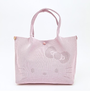 サンリオ ハローキティ ニットトートバッグ ミルキーピンク ルートート ROOTOTE Sanrio