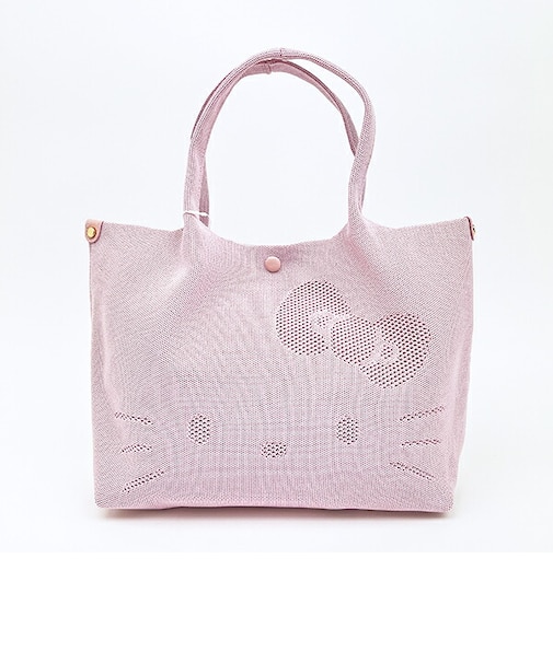 サンリオ ハローキティ ニットトートバッグ ミルキーピンク ルートート ROOTOTE Sanrio
