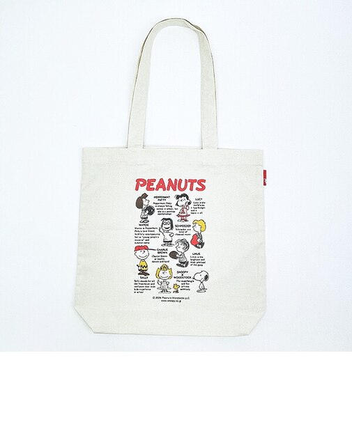 スヌーピー トートバッグ アイボリー PEANUTS 75th ルートート ROOTOTE SNOOPY