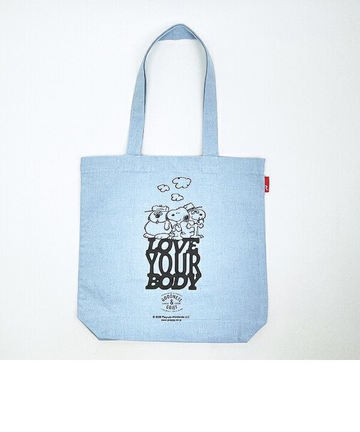 スヌーピー トートバッグ サックス PEANUTS 75th ルートート ROOTOTE SNOOPY