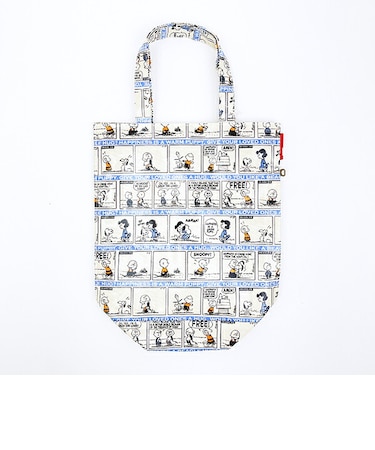 スヌーピー ラミネート加工 スクエアトートバッグ (Hug) ルートート ROOTOTE SNOOPY