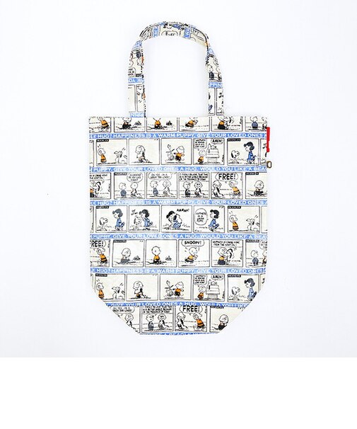 スヌーピー ラミネート加工 スクエアトートバッグ (Hug) ルートート ROOTOTE SNOOPY