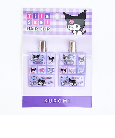 サンリオ クロミ タイルシールヘアクリップ Sanrio