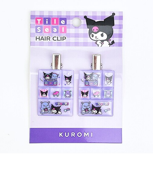 サンリオ クロミ タイルシールヘアクリップ Sanrio