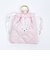 ミッフィー miffy カラビナ付きミニ巾着 ピンク キルティングパールシリーズ