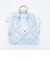 ミッフィー miffy カラビナ付きミニ巾着 ブルー キルティングパールシリーズ