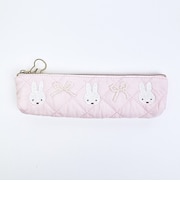 ミッフィー miffy スリムポーチ ピンク キルティングパールシリーズ