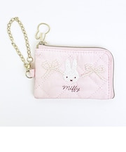 ミッフィー miffy スマートキーケース ピンク キルティングパールシリーズ