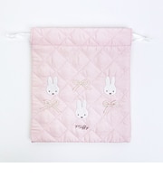 ミッフィー miffy 巾着 ピンク キルティングパールシリーズ