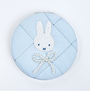 ミッフィー miffy ミラー ブルー 鏡 キルティングパールシリーズ