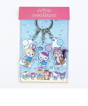 サンリオ ハローキティ × クッピーラムネ 3連アクリルキーホルダー 日本製 Sanrio