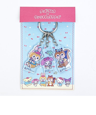 サンリオ マイメロディ × クッピーラムネ 3連アクリルキーホルダー 日本製 Sanrio