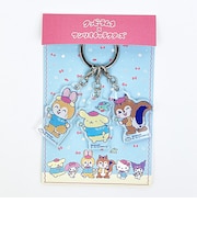 サンリオ ポムポムプリン × クッピーラムネ 3連アクリルキーホルダー 日本製 Sanrio