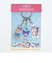 サンリオ クロミ × クッピーラムネ 3連アクリルキーホルダー 日本製 Sanrio