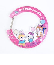 サンリオ ハローキティ × クッピーラムネ アクリルカナビラキーホルダー (ピンク) 日本製 Sanrio