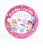 サンリオ ハローキティ × クッピーラムネ 缶ミラー (ピンク) 鏡 日本製 Sanrio