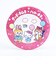 サンリオ ハローキティ × クッピーラムネ 缶ミラー (ピンク) 鏡 日本製 Sanrio