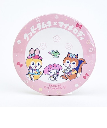 サンリオ マイメロディ × クッピーラムネ 缶ミラー (ピンク) 鏡 日本製 Sanrio