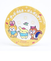 サンリオ ポムポムプリン × クッピーラムネ 缶ミラー (イエロー) 鏡 日本製 Sanrio
