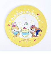 サンリオ ポムポムプリン × クッピーラムネ 吸水コースター (イエロー) キッチン Sanrio