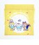 サンリオ ポムポムプリン × クッピーラムネ 巾着(M) (イエロー) 日本製 Sanrio