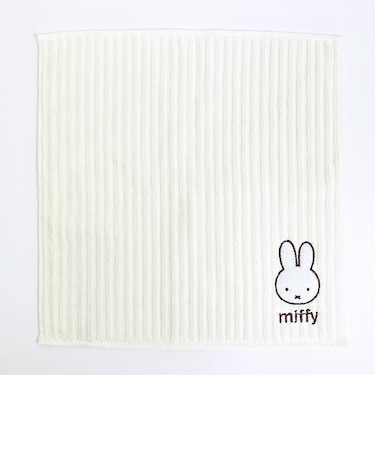 ミッフィー miffy ハンカチタオル (ベージュ) おかおコーデュロイシリーズ