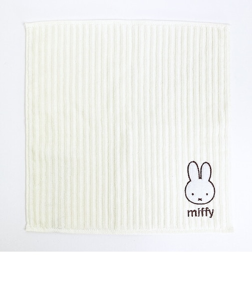 ミッフィー miffy ハンカチタオル (ベージュ) おかおコーデュロイシリーズ