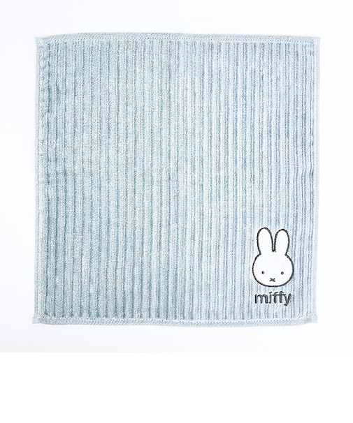 ミッフィー miffy ハンカチタオル (グレー) おかおコーデュロイシリーズ