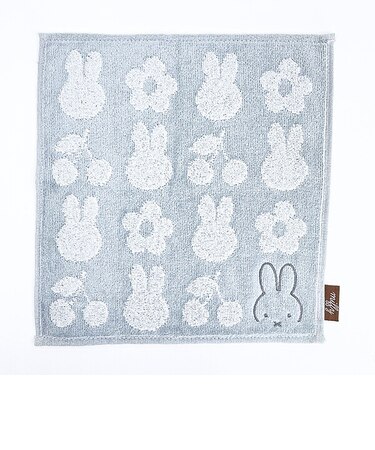ミッフィー miffy タオルハンカチ (グレー) チェリーフルーツシリーズ