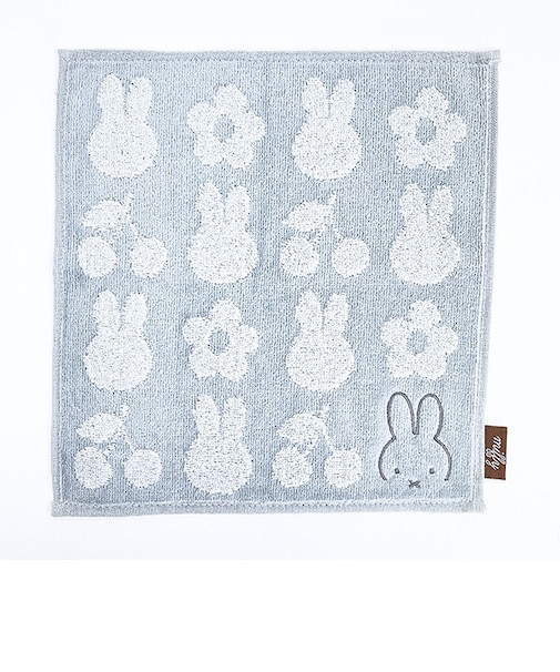 ミッフィー miffy タオルハンカチ (グレー) チェリーフルーツシリーズ