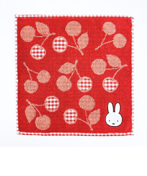 ミッフィー miffy ミニタオル (レッド) さくらんぼ