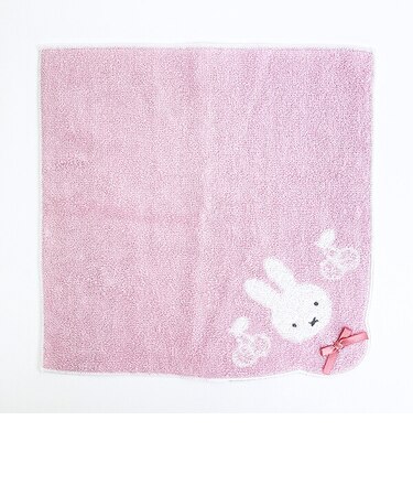 ミッフィー miffy ミニタオル (ピンク) スカラップシリーズ