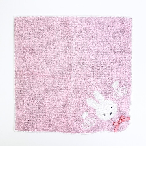 ミッフィー miffy ミニタオル (ピンク) スカラップシリーズ