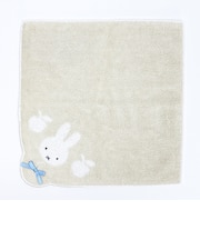 ミッフィー miffy ミニタオル (イエロー) スカラップシリーズ