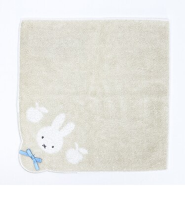 ミッフィー miffy ミニタオル (イエロー) スカラップシリーズ
