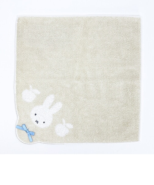 ミッフィー miffy ミニタオル (イエロー) スカラップシリーズ