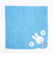 ミッフィー miffy ミニタオル (ブルー) スカラップシリーズ