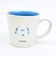 スヌーピー 透かしマグカップ インサイドカラー ブルー コップ SNOOPY
