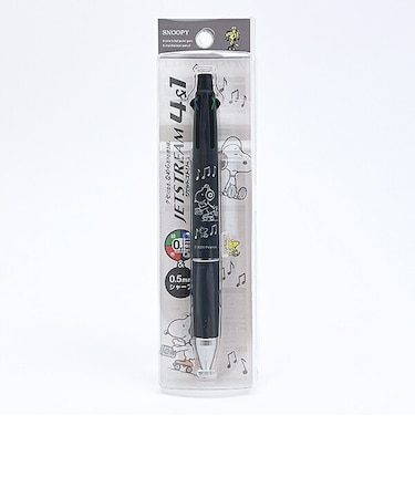 スヌーピー ジェットストリーム4&1 ボールペン グレー 文具 日本製
