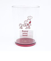 スヌーピー プラスチックコップ レッド シェフシリーズ 日本製 SNOOPY