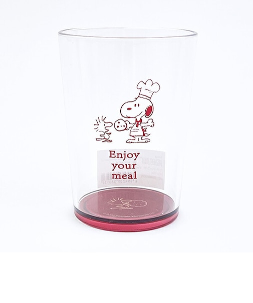 スヌーピー プラスチックコップ レッド シェフシリーズ 日本製 SNOOPY