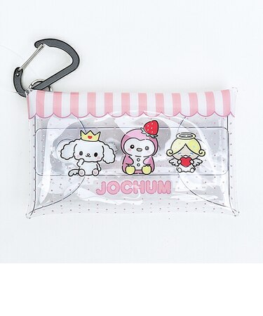サンリオ JOCHUM(ジェオチャム) クリアマルチケース(S) ピンク ジャンプ！スキップ！シリーズ JO1 Sanrio